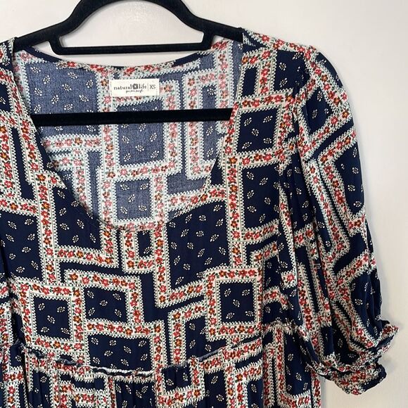 Natural Life Collette Tiered Maxi Dress XS - Picture 7 of 10